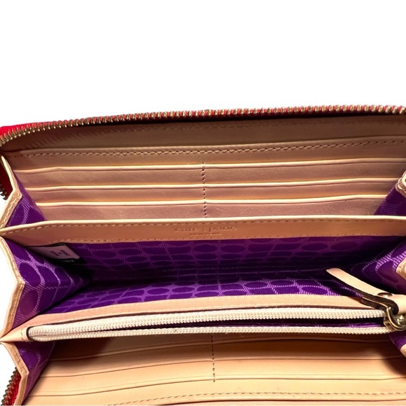 Kate Spade | Vintage Cheetah Print Zip Around Wallet - Picture 5 of 12